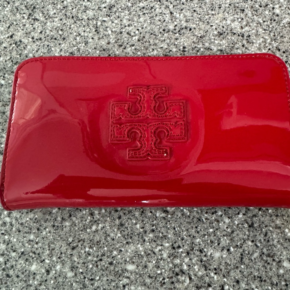 Tory Burch Glossy Red Phone Case